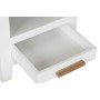 Mesa de Cabeceira DKD Home Decor Branco Castanho Acácia Madeira de mangueira 45 x 40 x 60 cm | Tienda24 Tienda24.eu