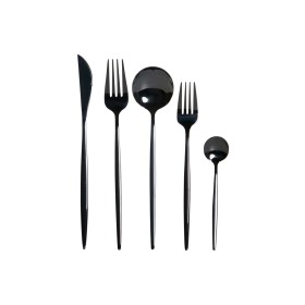 Set de Cubiertos Pradel essentiel Ecorce 20 Piezas Acero Metal | Tienda24 Tienda24.eu