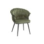 Chair DKD Home Decor Black Green Velvet Metal 66 x 60 x 84 cm | Tienda24 Tienda24.eu