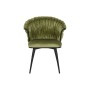 Chair DKD Home Decor Black Green Velvet Metal 66 x 60 x 84 cm | Tienda24 Tienda24.eu