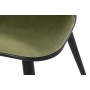 Chair DKD Home Decor Black Green Velvet Metal 66 x 60 x 84 cm | Tienda24 Tienda24.eu