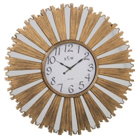 Orologio da Parete Alexandra House Living Dorato Plastica 58 x 4 x 58 cm di Alexandra House Living, Orologi da parete - Rif: ...