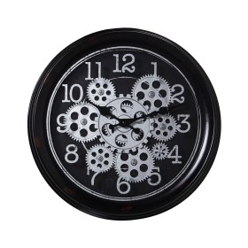 Wall Clock Alexandra House Living Black Acrylic Plastic 36 x 7 x 36 cm Silver by Alexandra House Living, Wall Clocks - Ref: D...