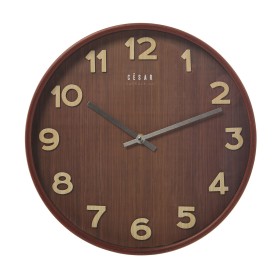 Reloj de Pared Alexandra House Living Marrón Nogal Madera 32 x 4 x 32 cm de Alexandra House Living, Relojes de pared - Ref: D...