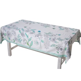 Nappe enduite antitache Belum Christmas Flowers Blanc Marron Rouge Vert 200 x 150 cm | Tienda24 - Global Online Shop Tienda24.eu