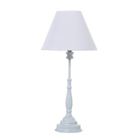 Lâmpada de mesa Alexandra House Living Branco Metal 40 W 23 x 49 x 23 cm de Alexandra House Living, Candeeiros de mesa e de c...