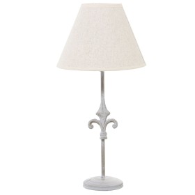 Lâmpada de mesa Alexandra House Living Branco Metal 40 W 23 x 48 x 23 cm de Alexandra House Living, Candeeiros de mesa e de c...