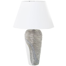 Lampe de bureau Alexandra House Living Blanc Doré Céramique 40 W 18 x 42 x 12 cm de Alexandra House Living, Lampes de chevet ...