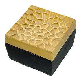 Caja Decorativa Alexandra House Living Oro Aluminio 12 x 12 x 9 cm de Alexandra House Living, Cajas - Ref: D1627105, Precio: ...