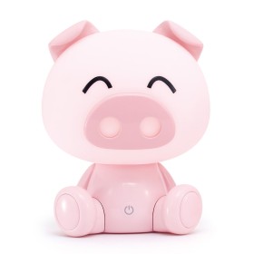 Desk lamp Alexandra House Living Pink Plastic 20 x 31 x 17 cm Pig by Alexandra House Living, Bedside and Table Lamps - Ref: D...