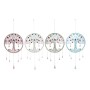 Hanging decoration DKD Home Decor Tree Blue White Grey Pink 33 x 3 x 81 cm (4 Units) | Tienda24 Tienda24.eu