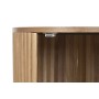 Mesa de Cabeceira Home ESPRIT Natural Madeira de paulónia Madeira MDF 43 x 43 x 48 cm | Tienda24 Tienda24.eu