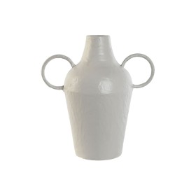 Vase Alexandra House Living Silberfarben aus Keramik 12 x 21 x 33 cm | Tienda24 Tienda24.eu