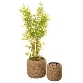 Plantador Romimex Natural Fibra Fibra natural 42 x 37 x 42 cm 2 Peças de Romimex, Vasos - Ref: D1628848, Preço: 90,29 €, Desc...