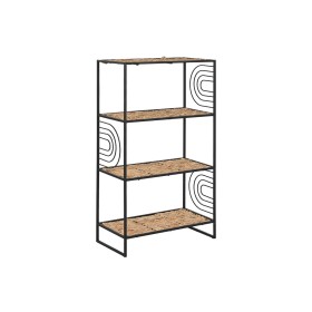 Étagère Home ESPRIT Naturel Bois de paulownia Bois MDF 90 x 37 x 189 cm | Tienda24 Tienda24.eu