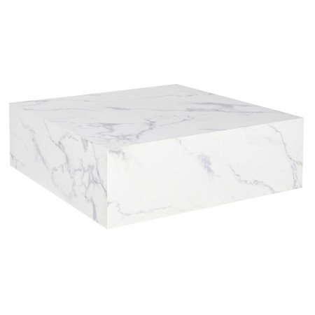 Mesa de Centro Home ESPRIT Branco Madeira MDF 90 x 90 x 35 cm | Tienda24 Tienda24.eu