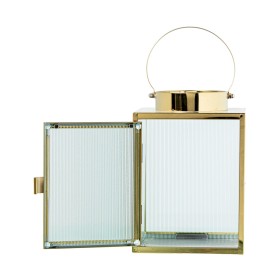 Lanterna Home ESPRIT Dourado Metal Cristal Árabe Decapé 20 X 20 X 56 cm (2 Peças) | Tienda24 - Global Online Shop Tienda24.eu