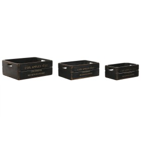 Caja de Almacenaje con Tapa Antracita Plástico 24 L 29,3 x 24,5 x 45 cm (6 Unidades) | Tienda24 Tienda24.eu