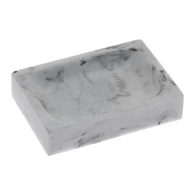 Soap dish Alexandra House Living Grey Acrylic Marble 11 x 2 x 7 cm by Alexandra House Living, Stands and dispensers - Ref: D1...