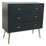 Chest of drawers Alexandra House Living Golden Dark grey MDF Wood 78 x 37 x 80 cm | Tienda24 - Global Online Shop Tienda24.eu