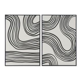 Cadre DKD Home Decor 122 x 4,5 x 92 cm Abstrait Moderne (2 Unités) | Tienda24 Tienda24.eu