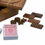 Set de jeux traditionnels Alexandra House Living Marron 23 x 5 x 23 cm 5 en 1 | Tienda24 - Global Online Shop Tienda24.eu