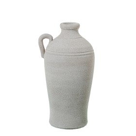 Vase Home ESPRIT Blanc Grès méditerranéen 22 X 22 X 17,5 cm | Tienda24 - Global Online Shop Tienda24.eu