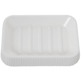 Soap dish Alexandra House Living White Acrylic Plastic 13 x 2 x 9 cm by Alexandra House Living, Stands and dispensers - Ref: ...