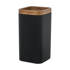 Portaspazzolini da Denti Alexandra House Living Nero Acrilico Plastica 7 x 13 x 7 cm di Alexandra House Living, Supporti e di...