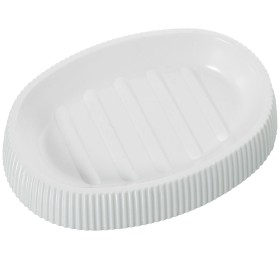 Soap dish Alexandra House Living White Acrylic Plastic 13 x 2 x 9 cm by Alexandra House Living, Stands and dispensers - Ref: ...