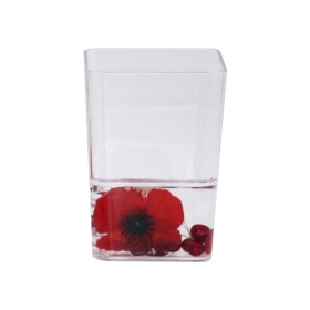 Toothbrush Holder Alexandra House Living Transparent Acrylic Plastic 7 x 10 x 7 cm Flowers by Alexandra House Living, Stands ...