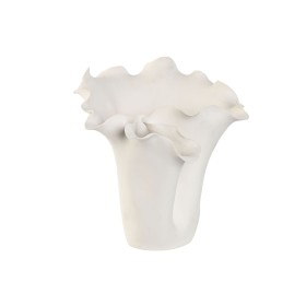 Vase Alexandra House Living Crème Terre cuite Céramique 18 x 18 x 33 cm | Tienda24 Tienda24.eu