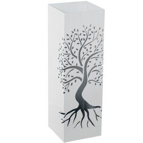 Suporte de guarda-chuva Versa Flower Prateado Metal (19 x 49 x 19 cm) | Tienda24 - Global Online Shop Tienda24.eu