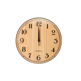 Wall Clock Romimex Brown Plastic Wood 30 x 30 x 2 cm by Romimex, Wall Clocks - Ref: D1633505, Price: 9,05 €, Discount: %