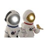 Figura Decorativa Home ESPRIT Azul Branco Vermelho Prateado Mulher Astronauta 10 x 11 x 29 cm (2 Unidades) | Tienda24 Tienda24.eu