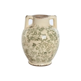 Vase Alexandra House Living Gris foncé Céramique 17 x 17 x 29 cm Avec des poignées | Tienda24 Tienda24.eu