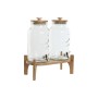 Getränkedispenser Home ESPRIT Silikon Bambus Kristall Kunststoff 5,5 L 37 x 25 x 46 cm | Tienda24 Tienda24.eu