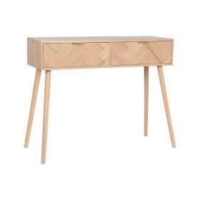 Mesa auxiliar Home ESPRIT Blanco Abeto Madera MDF 44 x 44 x 48 cm | Tienda24 Tienda24.eu