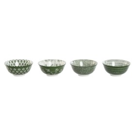 Ensemble à apértif DKD Home Decor 27 x 20 x 1,3 cm Porcelaine Beige Bleu Marron Vert Moderne | Tienda24 Tienda24.eu