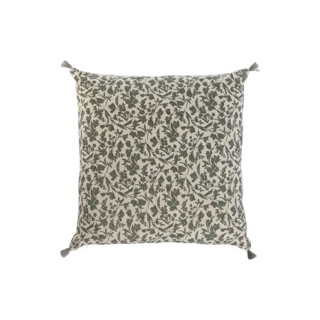 Cojín Home ESPRIT Verde Beige Flecos Cottage 45 x 45 cm | Tienda24 Tienda24.eu