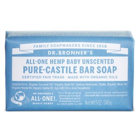 Barra de Sabão Dr Bronner's Baby 140 g de Dr Bronner's, Barras de sabão e sabonete líquido para mãos - Ref: M0113745, Preço: ...