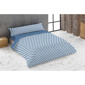 Duvet cover set HappyFriday Basic Kids Blue Baby Crib 2 Pieces | Tienda24 - Global Online Shop Tienda24.eu