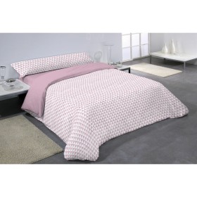 Duvet cover set Hosteline DAREL Pink 3 Pieces by Hosteline, Quilts and quilt covers - Ref: D2100536, Price: 19,21 €, Discount: %