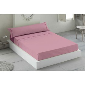 Fitted bottom sheet Hosteline MONACO LISO White | Tienda24 - Global Online Shop Tienda24.eu