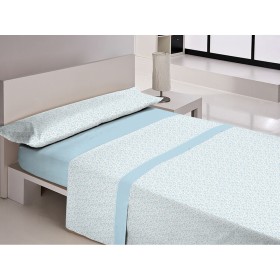 Fitted bottom sheet Happy Home MIX COLORS Green Single | Tienda24 - Global Online Shop Tienda24.eu