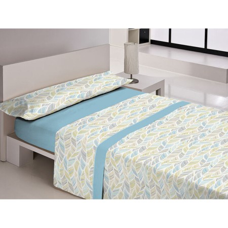 Jeu de draps Libela PIRINE SAONA Bleu Lit 1 persone | Tienda24 - Global Online Shop Tienda24.eu