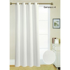 Rideau Hosteline GARONA Blanc 140 x 260 cm de Hosteline, Rideaux et draperies - Réf : D2102899, Prix : 13,49 €, Remise : %