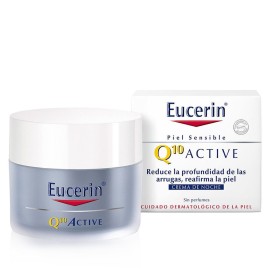 Anti-Falten-Nachtcreme Eucerin Q10 Night Active von Eucerin, Feuchtigkeitscremes - Ref: M0115226, Preis: 31,31 €, Rabatt: %