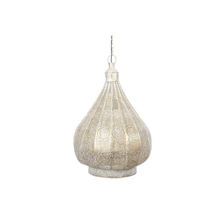 Ceiling Light Home ESPRIT White Golden Metal 40 W 40 x 40 x 55 cm | Tienda24 Tienda24.eu