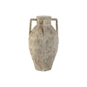 Vaso Alexandra House Living Branco Prateado Cerâmica 15 x 30 cm | Tienda24 Tienda24.eu